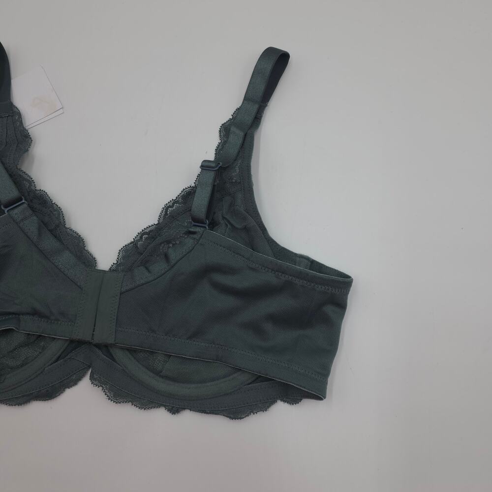 HSIA All-Over Floral Lace Bra 0070 in Balsam Blue Size 36C - Picture 4 of 7